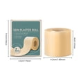 thumbnail image 3 of Breathable Skin Care Body Patch Roll, Gentle Adhesive Plaster for Sensitive Skin, Flexible & Comfortable Support, Medical Grade Tape, 3 Inch x 5 Yards, 3 of 8
