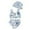 Blue, variant on REDARER Girls Three Piece Swimsuit Girls' Swimwear Floral Striped Dot Swimming Suits Bathing Suit for Girls Swim Trunk with Swimming Cap,Girls Swimsuit,2-3 Years