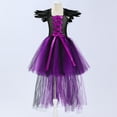 thumbnail image 2 of RIJOPUTY Toddler Dress up Toddler Kids White Princess Dress Baby Girls Magnificent Witch Halloween Rainbow Black Gown Fancy Dress up Party Girls 5t Clothes, 2 of 8