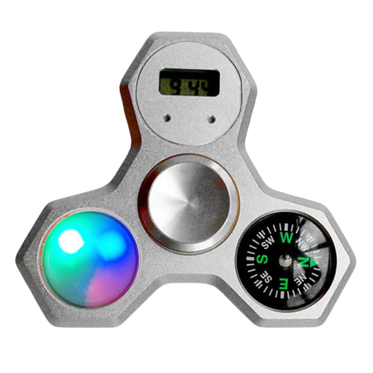 8x Assorted 4 styles Led Flashing Hand Spinner Fidget Toy Desk Focus Toy 