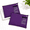 Clear,Purple-Large (Pack of 2), variant on Canvas Interoffice Mailer 14 Oz 14w X 11h Inch Forest Green Large Zipper Bag With Grommet For Padlock Or Zip Tie Security (pack Of