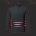 thumbnail image 4 of zfhfof Mens Quarter Zip Polo Sweater Mock Neck Slim Fit Pullover Tops Fall Winter Warm Fleece Lined Ribbed Knit Casual Sweaters, 4 of 8