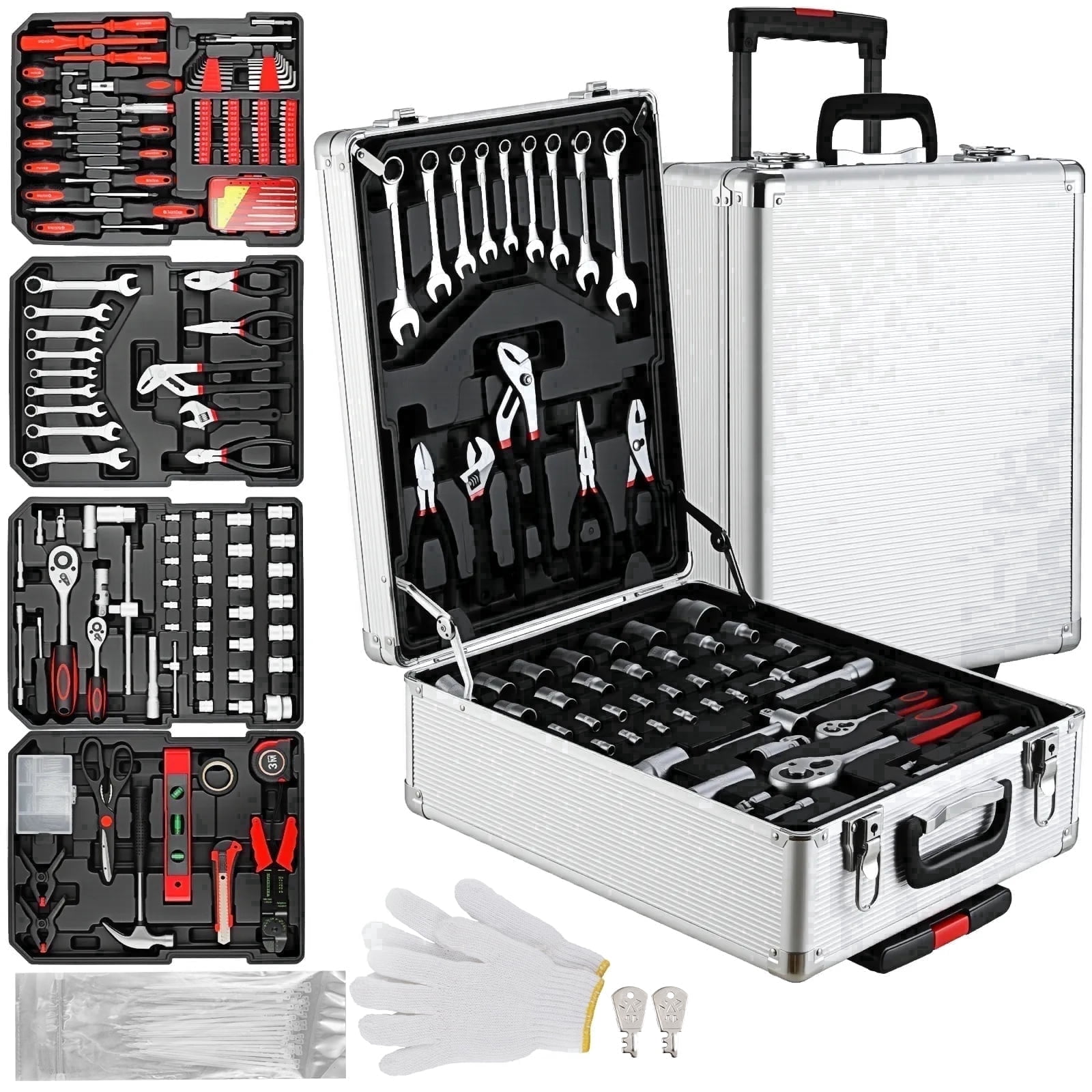 Stanley® 92-824 69-piece Black Chrome Mechanics Tool Set - Walmart.com