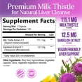 thumbnail image 3 of Milk Thistle Extract - Liver Cleanse Detox & Repair Formula - Natural Milk Thistle with Silymarin Marianum & Dandelion Extract - Natural Herbal Liver Health Supplement - Made in USA - 120 Capsules, 3 of 10