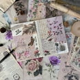 thumbnail image 3 of New base paper 30 sheets retro ins style garbage diary newspaper decorative background handbook scrapbook material paper, 3 of 4