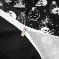 thumbnail image 5 of Homewish Halloween Gothic Skull Twin Duvet Cover, Magical Mushroom Twin Bedding, Black White, Black Reversible 2pcs, 1 Duvet Cover and 1 Pillowcase, 5 of 7