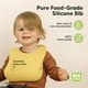 thumbnail image 2 of Baberos de silicona impermeables para bebés Food Bib KeaBabies, paquete de 2, 2 of 9