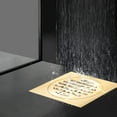 thumbnail image 2 of Escurridor de baño, Hardware de baño Desagüe de piso antiducha de latón Desagüe de piso confiable y duradero, 2 of 8