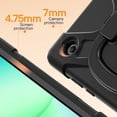 thumbnail image 4 of Case for Samsung Galaxy Tab A11 8.7 inch, 360 Degree Rotating Hand Grip Shockproof Cover with Shoulder Strap, Black, 4 of 7