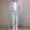 R182-Sky Blue, variant on RMGVDSD Girls 2 Piece Outfits Button Front Long Sleeve Blazer Jacket And Pants Suit Solid Color Shawl Collar Formal Blazers Pants Sets School Athletic Outfit