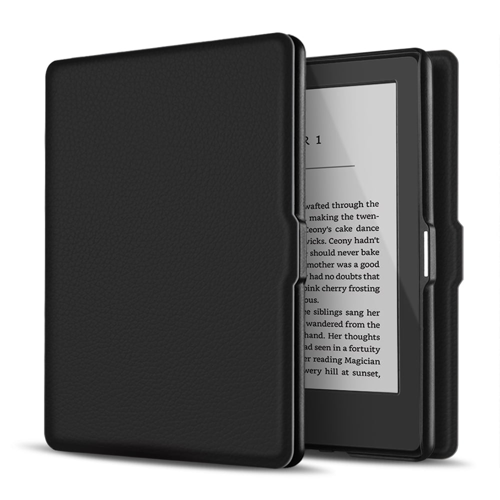 Book Style PU Leather e-Reader Cover - for 2017 and Older kwmobile Case Compatible with  Kindle Paperwhite Flying Elephants Beige