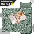 thumbnail image 4 of Green and Dark Green Giraffe Pattern Toddler Nap Mats for Kids Preschool,Sleeping Mat Bag or Kids,Toddler Sleeping Bag,Toddler Nap Mat or Daycare, 4 of 6