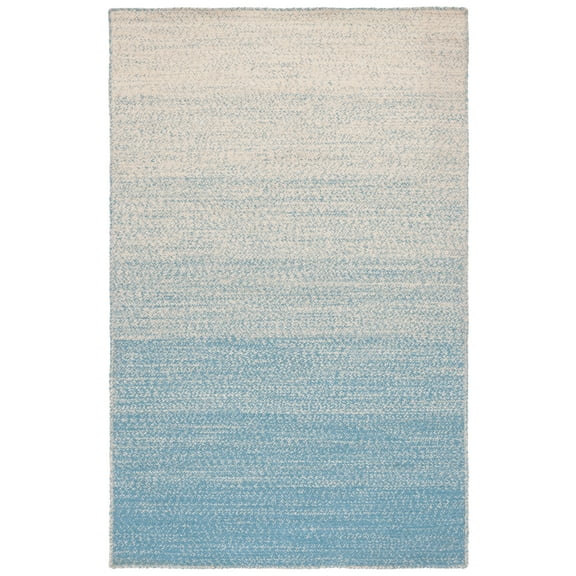 SAFAVIEH Natural Fiber Arda Gradient Area Rug, Natural/Light Blue, 6' x 9'