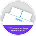 thumbnail image 4 of Avery Write & Erase Big Tab Paper Dividers for 3 Ring Binder, White, 5 Tab Set, 10 Packs, 10 Sets Total (23075), 4 of 9