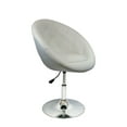 thumbnail image 1 of Nicer Furniture Rounded Leisure Bar Stool in White, 1 of 3