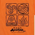 thumbnail image 3 of Avatar - The Last Airbender - Four Elements - Youth Short Sleeve Graphic T-Shirt, 3 of 5