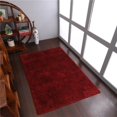 thumbnail image 1 of 5 x 8 Pi Main Nouée Gabbeh Soie Mélange Solide Rectangle Zone Tapis&44; Rouge, 1 of 1