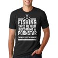 thumbnail image 4 of Fishing T-Shirt Funny Fisherman T-Shirt XX-Large Light Blue, 4 of 5