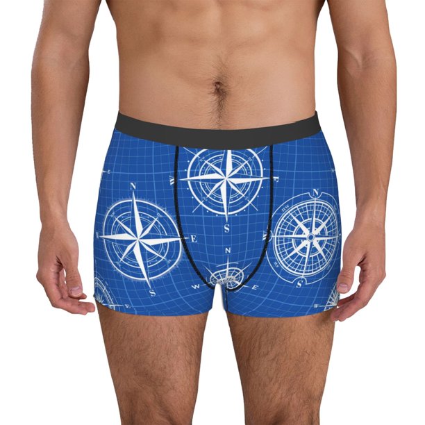 Fotbe Compass Calzoncillos Tipo Boxer con Bolsa de Soporte Total para Hombre, X-Temp Fresco, Transpirable y de Secado Rápido-Large