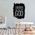thumbnail image 2 of Children Are a Gift From God Psalm 127.3 Religious Bible Verse Vinyl Decor Wall Art Sticker Designs Vinyl Stickers For Home House Walls Rooms Windows Bedroom Decoration Size (28x28 inch), 2 of 3