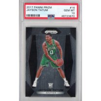 Graded 2017-18 Panini Prizm Jayson Tatum #16 Rookie RC Basketball Card PSA 10 Gem Mint