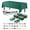 Dark Green, variant on Lime Green Tablecloths - 54x108 Inch Rectangular Plastic Table Cover, 24 Pack