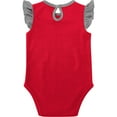thumbnail image 5 of Girls Newborn & Infant Scarlet/Gray Ohio State Buckeyes Spread the Love 2-Pack Bodysuit Set, 5 of 5