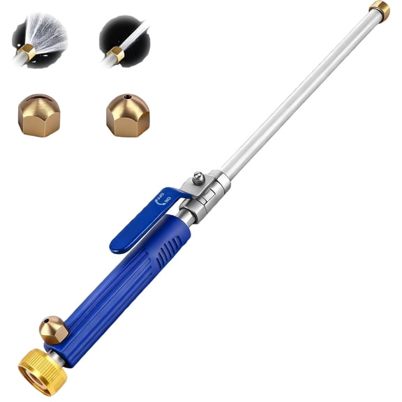 High Pressure Washer Wand with 2 Nozzles, Jet Hose Attachment for Cleaning Cars, Patios, Driveways and Watering Lawns