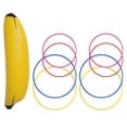 thumbnail image 3 of 1 Set Thicken Plastic Banana Rings Toss Toy Inflatable Fruit Toy Funny Inflatable Toy, 3 of 8
