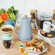 Beautiful 1-Liter Electric Gooseneck Kettle 1200 W, Cornflower Blue by Drew Barrymore