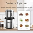 thumbnail image 3 of LINKChef Coffee Grinder, Spice Grinder with 4 Blades for Coffee Beans, Spice, Tea - New (Silver), 3 of 6