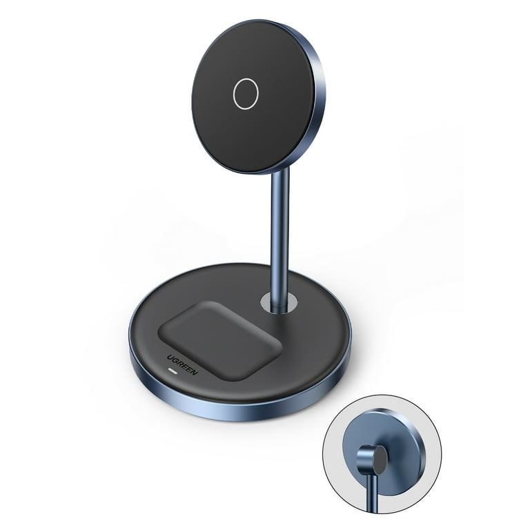 UGREEN 2-in-1 Magnetic Wireless Charging Station, with MagSafe