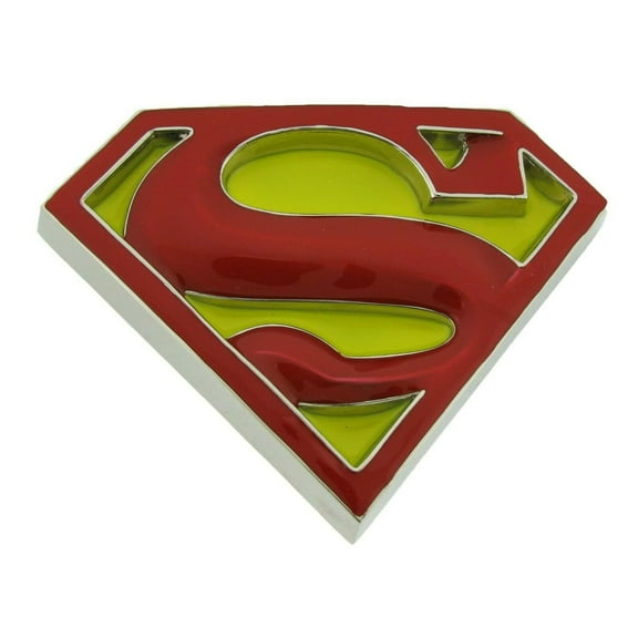 Superman 3d Shield Logo Red Yellow Belt Buckle Heavy Metal Western Costume Party New Big