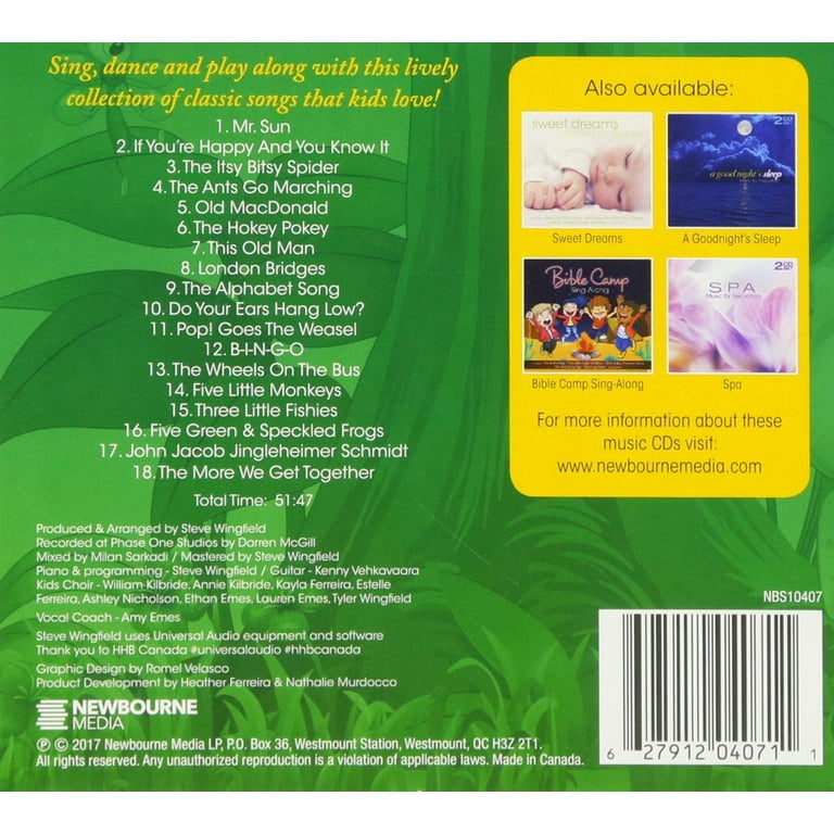 Various Artists- Sing, Dance & Play: Kids Sing Along CD