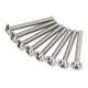 thumbnail image 3 of Kit de tornillos de cabeza de botón con brida, 50 piezas Tornillos con brida de cabeza de botón con brida Tornillos de cabeza hexagonal creados magistralmente, 3 of 8