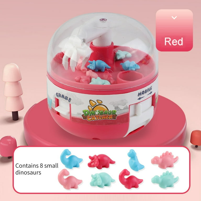 Mini Claw Machine for KidsToy Grabber,10 Tiny Stuff prizes, Frog prizes  Claw Machine Game,Miniature Things,Suitable for Birthday Gifts for  3,4,5,6,7