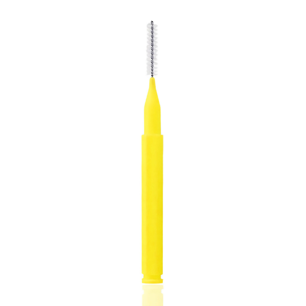 Ksruee 60PCS/Box Straight Handle Interdental Brush Cleaning Tooth Gap Orthodontic Type IShaped