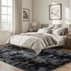 thumbnail image 3 of Alfombra ISEAU, 122 x 183 cm, Soft Shaggy, gris oscuro, lavable a máquina, 3 of 9