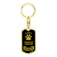 thumbnail image 4 of Norwegian Lundehund Keychain Stainless Steel or 18k Gold, 4 of 10