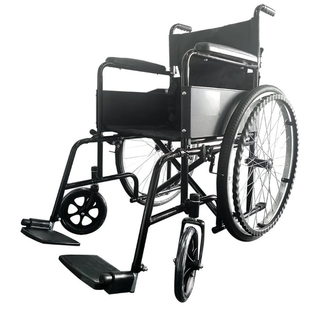 Silla De Ruedas Plegable para Niño o Adulto con Respaldo Acolchonado, Soporta Hasta 100Kg-S150B-Marca Handy