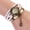 White, variant on UDIYO Women Vintage Eiffel Tower Multilayer Braided Faux Leather Bracelet Wrist Watch