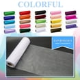 thumbnail image 4 of Rollo de organza de cristal Iontach de tela, 30 cm x 46 m, color blanco, 4 of 6