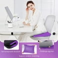 thumbnail image 5 of Three Tree Gel Seat Cushion, Double Thick Breathable Honeycomb Chair Pad with Non-Slip Cover for Office Chair and Car, 5 of 7