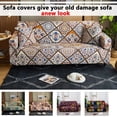thumbnail image 2 of Living Room Sofa Cover Elastic Corner Sofa Cover Chair Cover 1/2/3/4 Seats Dustproof And Machine Washable, 2 of 7
