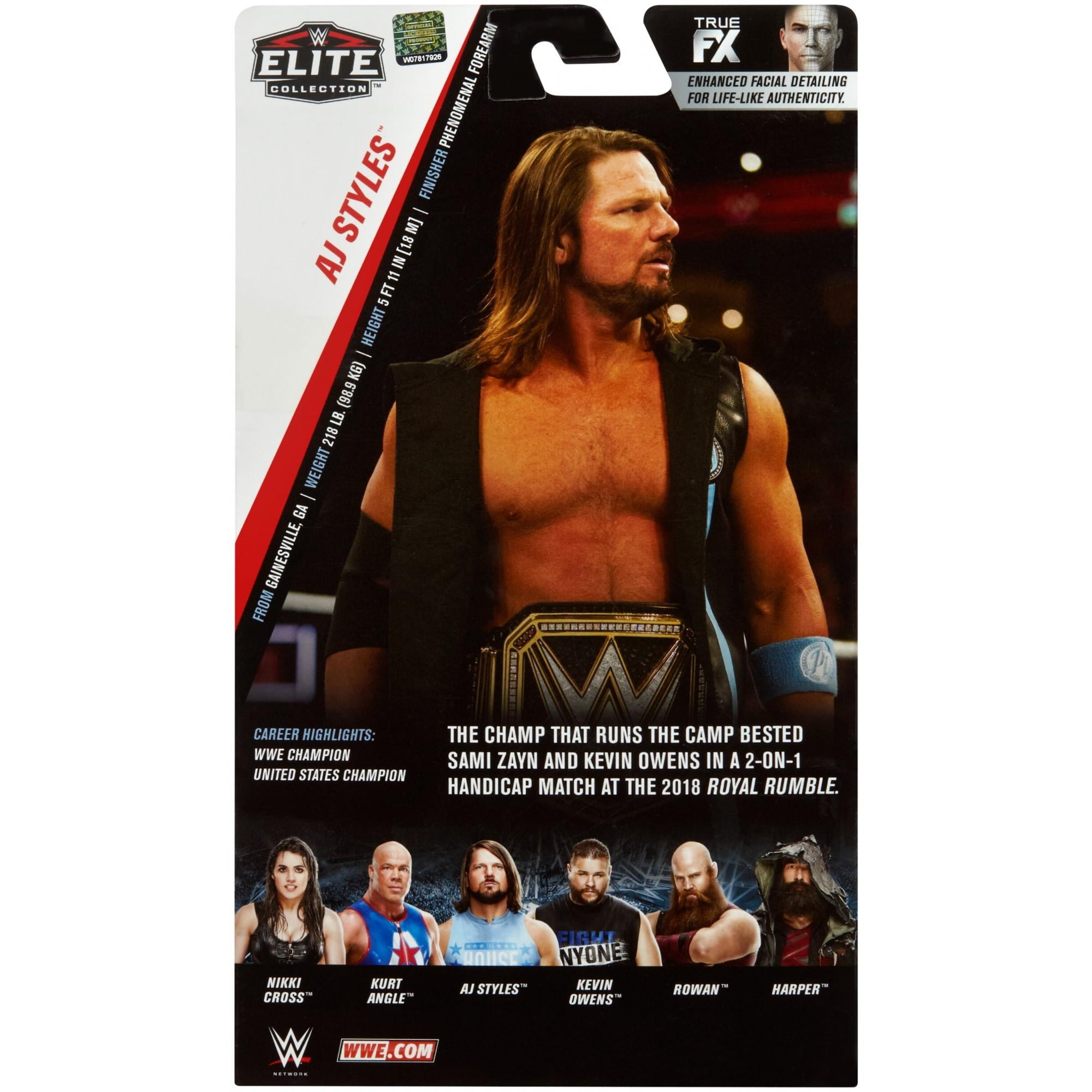 WWE Elite Collection AJ Styles Action Figure with Accessories