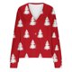 thumbnail image 5 of Cárdigan informal para mujer, cárdigan con botones y estampado navideño, chaqueta de moda, blusa para mujer, 5 of 5