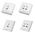 thumbnail image 2 of Usb Wall Outlets Typec Usb Wall Charger Outlet 18w 220v Usb Outlets Receptacle Zekai, 2 of 4