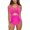 Hot Pink, variant on Clearance! Yajing Tankini Swimsuits for Women L Green Women's Swimsuit Strap Cover Conservative Solid Color Patchwork Swimsuit