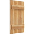 thumbnail image 2 of 16 1/8"W X 26"H Timbercraft Three 5 3/8" Boards Joined Board-N-Batten Shutters, Rough Sawn Western Red Cedar (Per Pair), 2 of 13