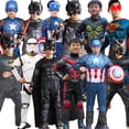 thumbnail image 2 of Niños Niño Capitán América Batman Spiderman Antman Superman Soldado Blanco Panther Dinosaurio Ropa Disfraz De Halloween, 2 of 4